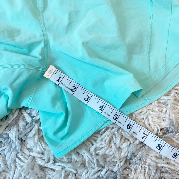 Lululemon | Women’s Tracker Short In Aqua Mint pull on Runner Short Size 4 - Picture 13 of 13
